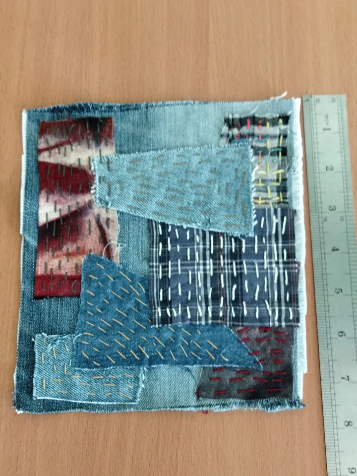 Denim patches,Patches, stripe, for decoration, denim