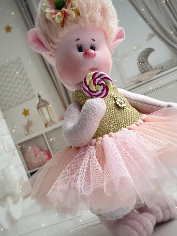 Rag doll pattern. DIY doll tutorial. Troll doll.
