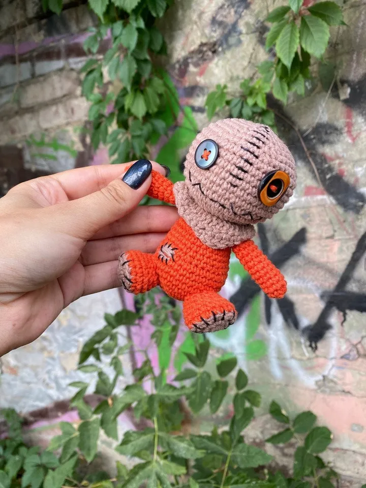 PDF Crochet Voodoo, Creepy Sam doll, Amigurumi voodoo, Voodoo Accessory, Halloween Crochet Pattern, Voodoo Doll Crochet Pattern, Crochet Sam