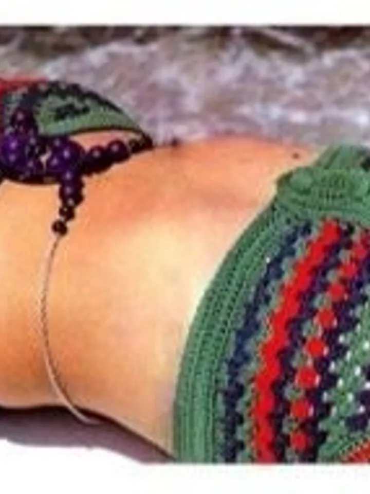 Crochet Pattern top  , crochet pattern shorts ,   Bikini Granny Square INSTANT DOWNLOAD PDF