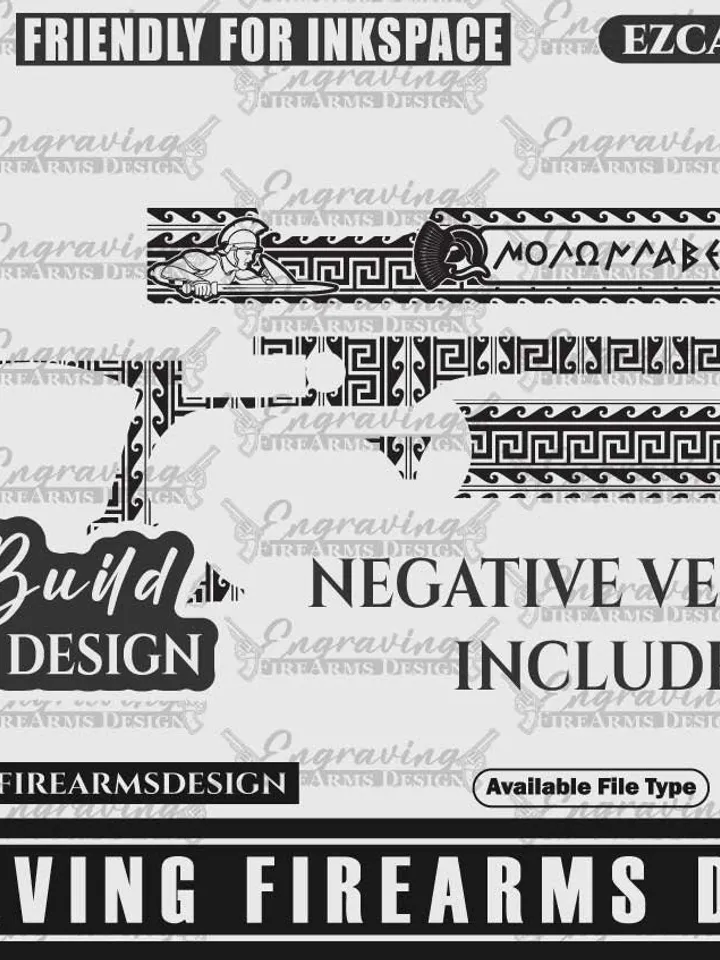Engraving Firearms Design Colt1911Govt. MOLON LAABE Design