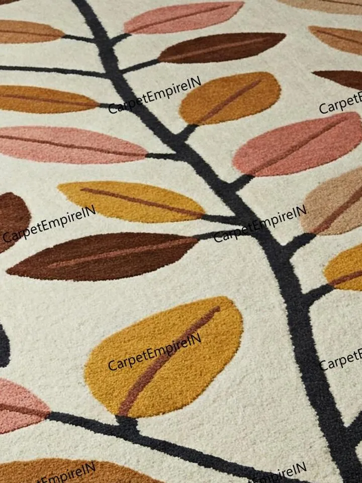 Buy Floral Branch Area Rug, Floral rug, 3x5,8x10,9x12,10x14, area rug, rugs for livingroom, bedroom rug, kitchen rug, kids rug, home decor
