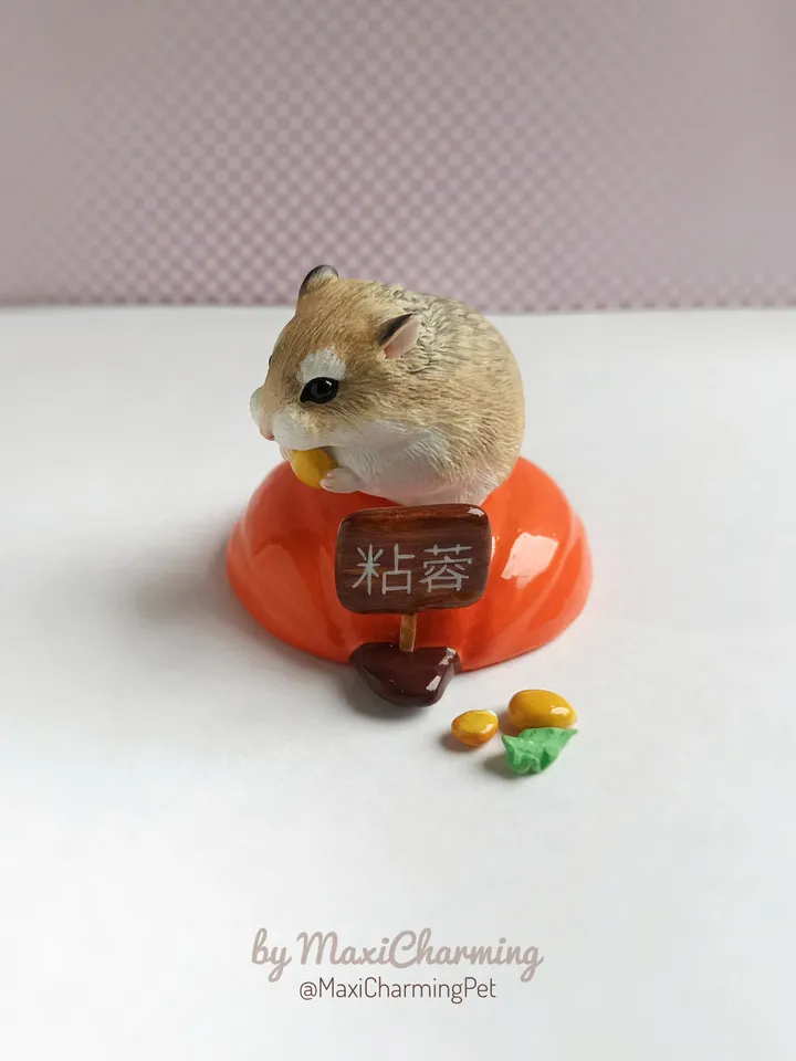 Your hamster customized sculpture