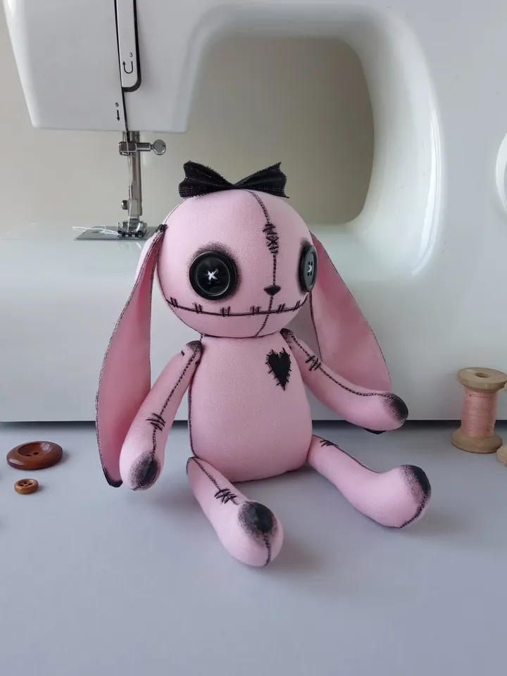 Handmade Bunny Doll – Pink