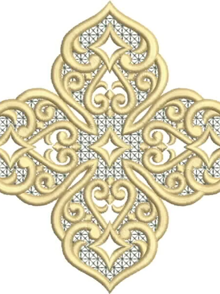 Mitra designs for an industrial embroidery machine.