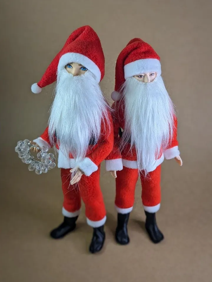 Cosplay Christmas Santa Claus costume for 11 inch fashion male dolls (MH, EAH or BTS)