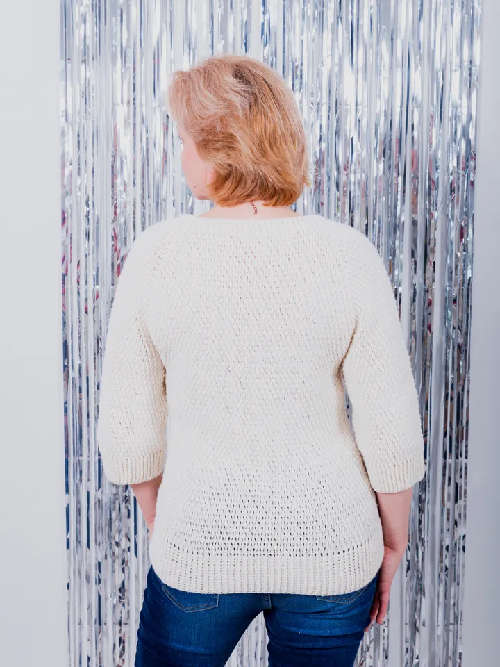 Women's Pullover Pearl Simple Crochet Pattern