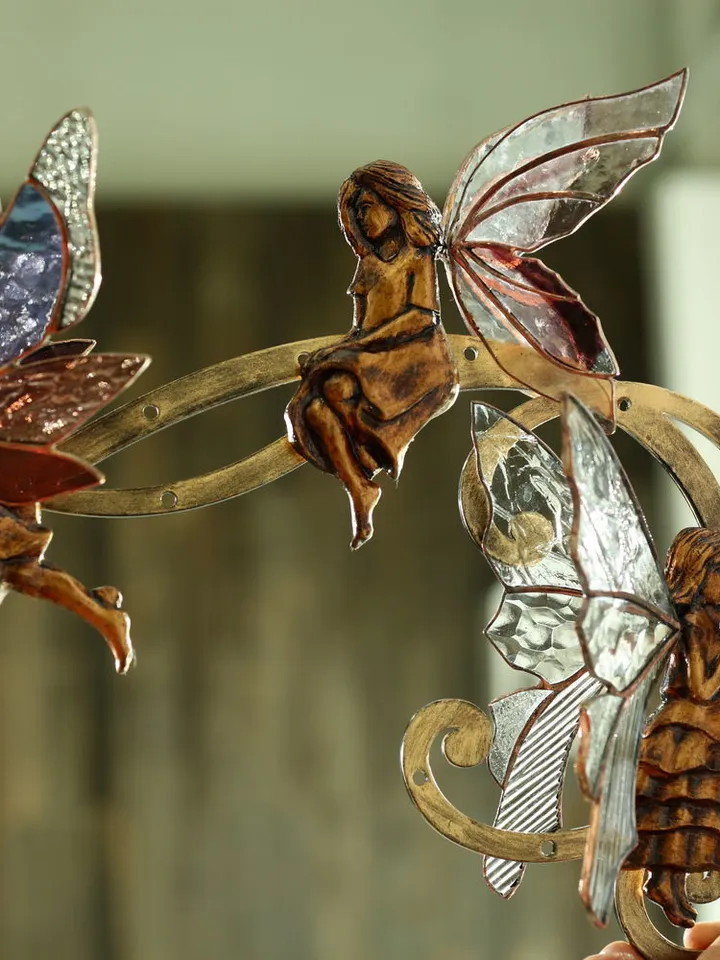 Fairies (Simple). Tiffany Stained Glass, Stained Glass Fairies, Stained Glass Fairy