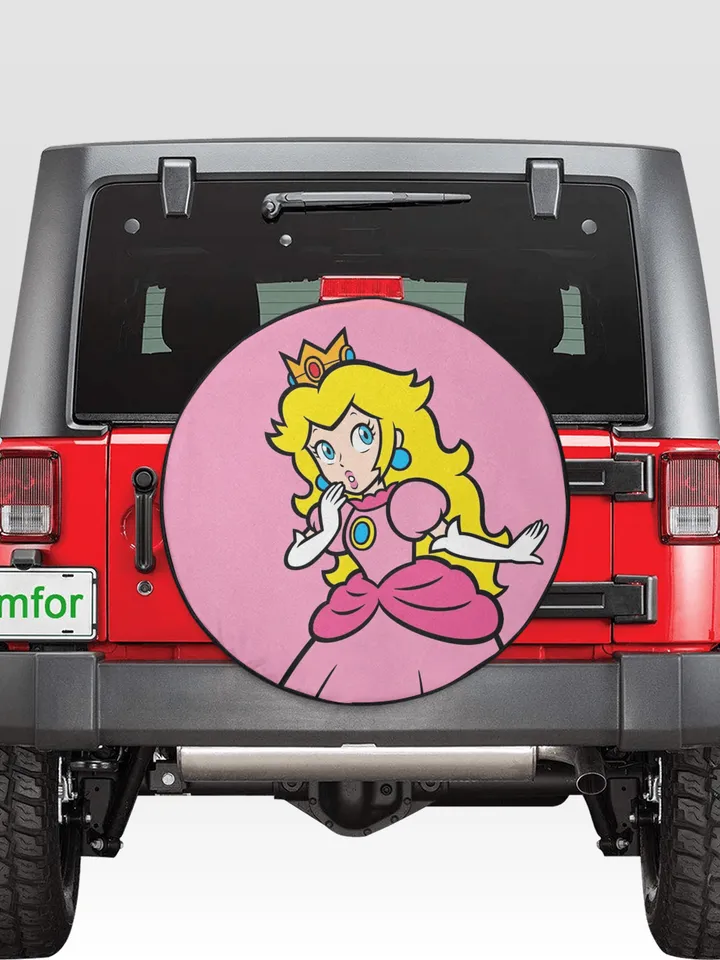 Princess Peach Tire Cover