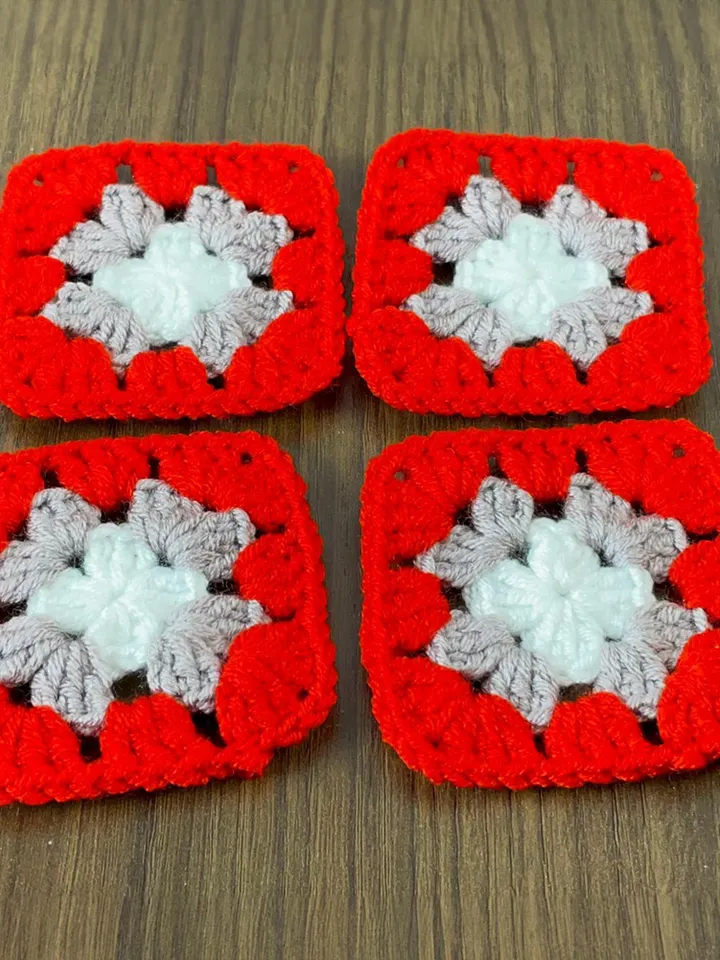 Easy Crochet Granny Square Pattern PDF, Simple Small Square Tutorial for Baby Blankets, Tote Bags, Shawls, or DIY Accessories