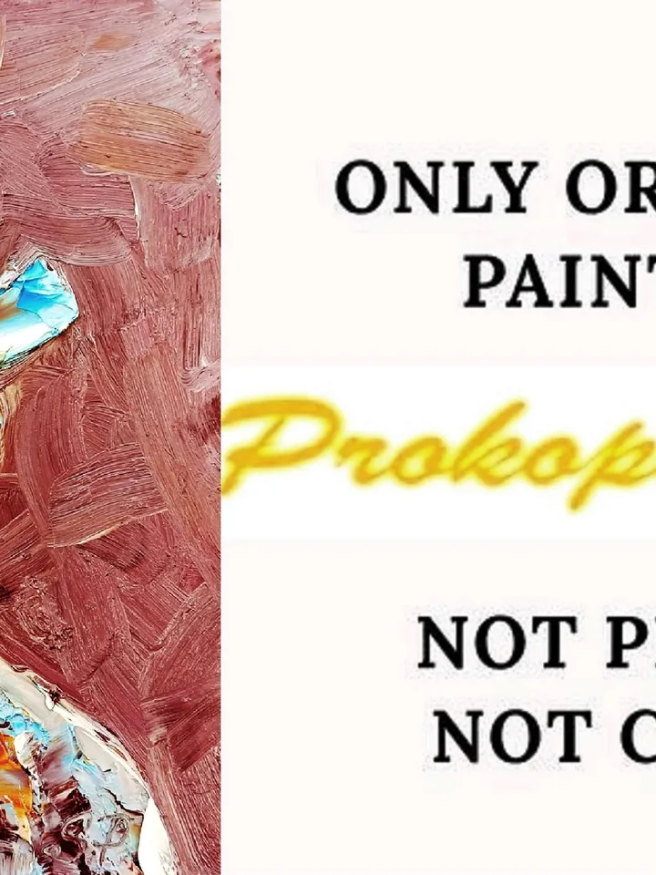 Abstract Portrait Of A Man Gay Body Painting Original Oil Painting Standing Person Portrait Painted oil painting Modern Surrealism Art 7x5