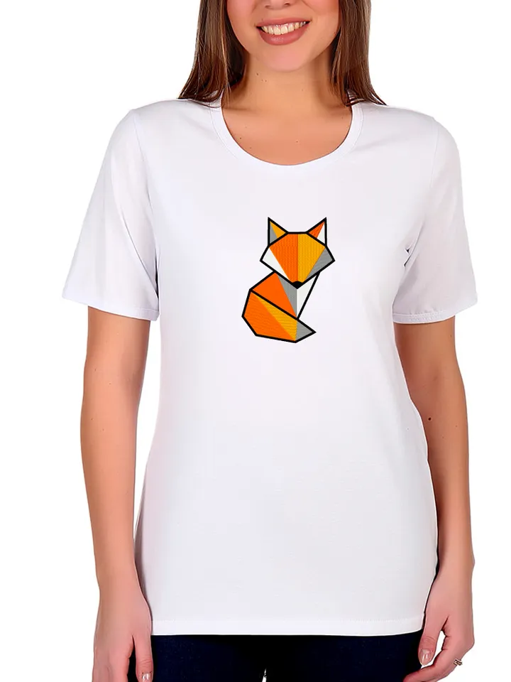 Fox machine embroidery design. Art machine embroidery design fox. Downloadable embroidery file. Instant download.