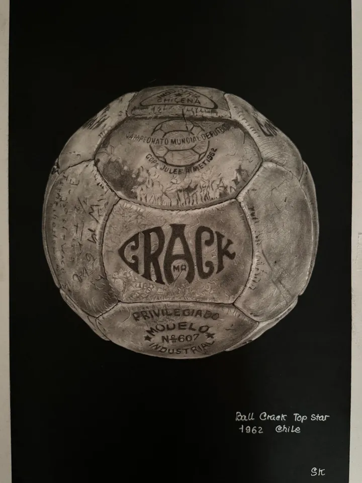 “World Cup ball” 1962 Chile№7 from 16 pcs“ art collection 4