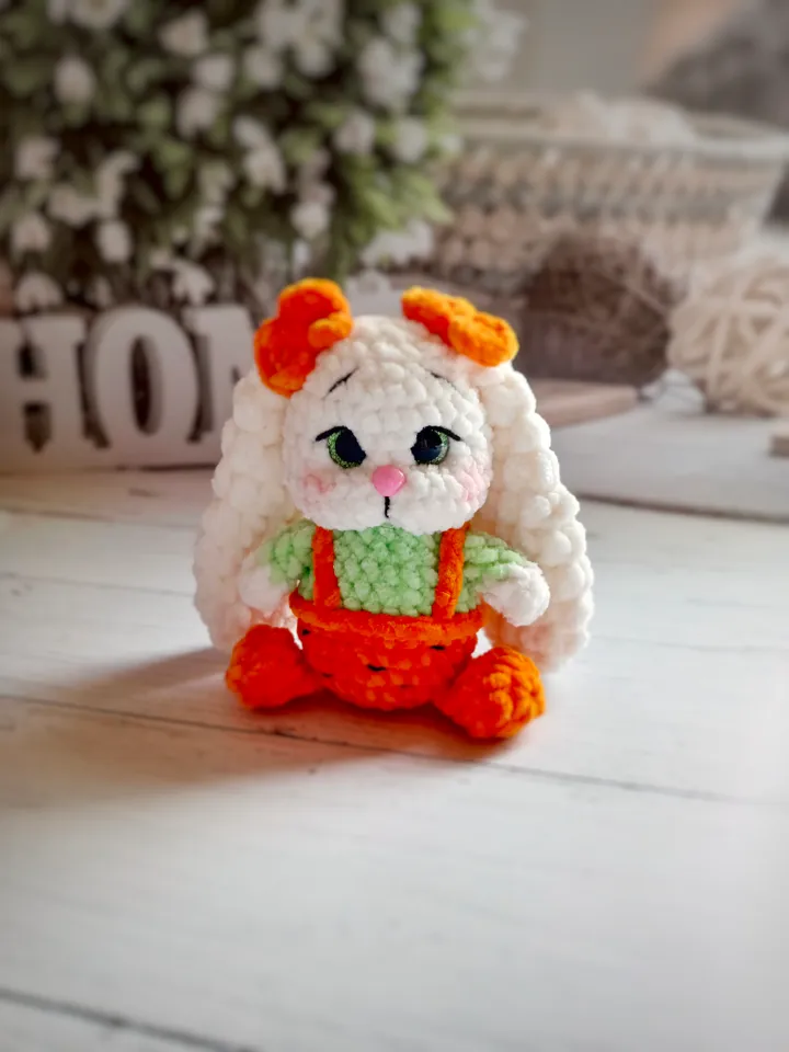 Crochet bunny pattern Crochet rabbit plush pattern Stuffed bunny plush amigurumi pattern Plush Easter bunny