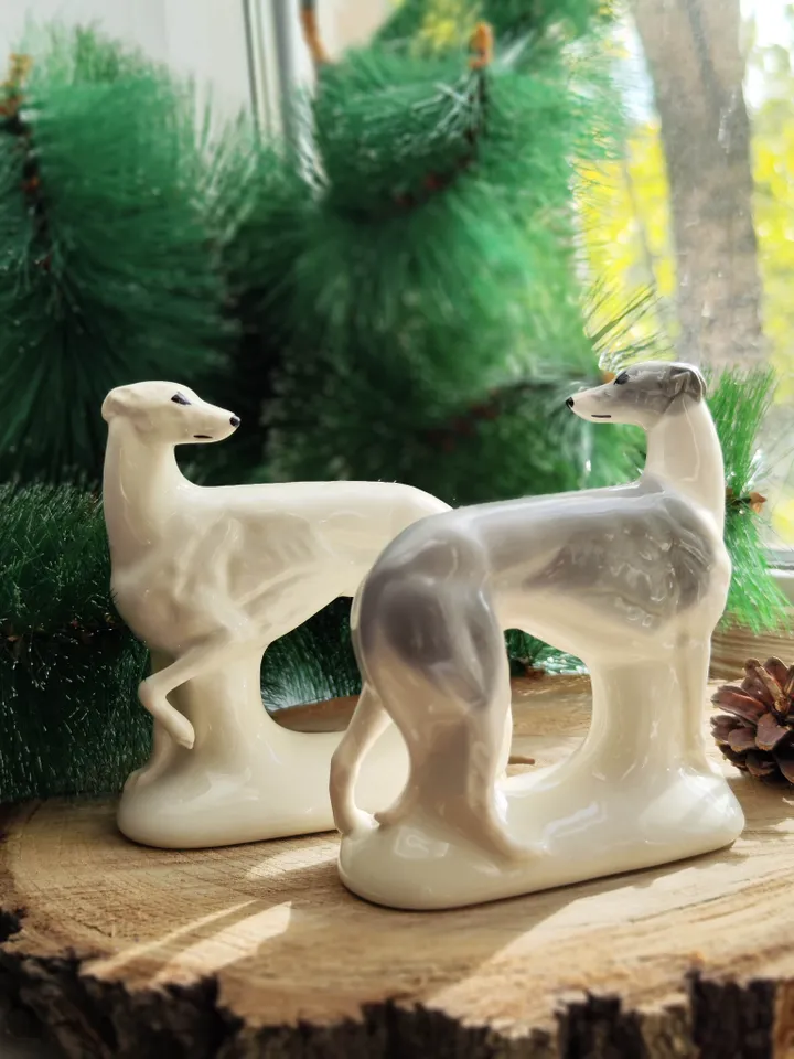 Figurine greyhound dog