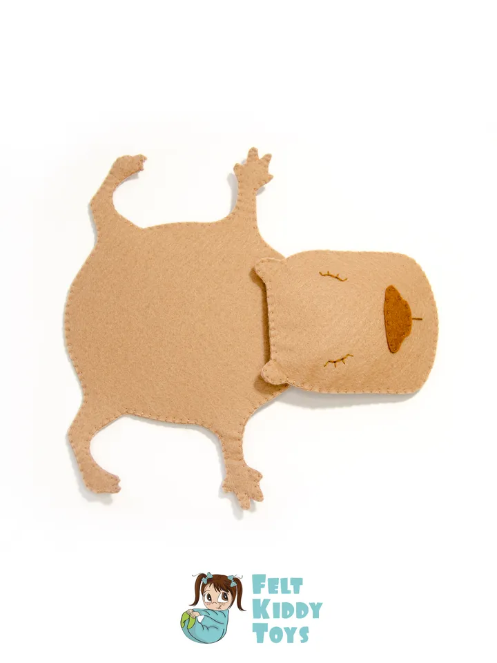 Capybara Coaster (Mug rug)