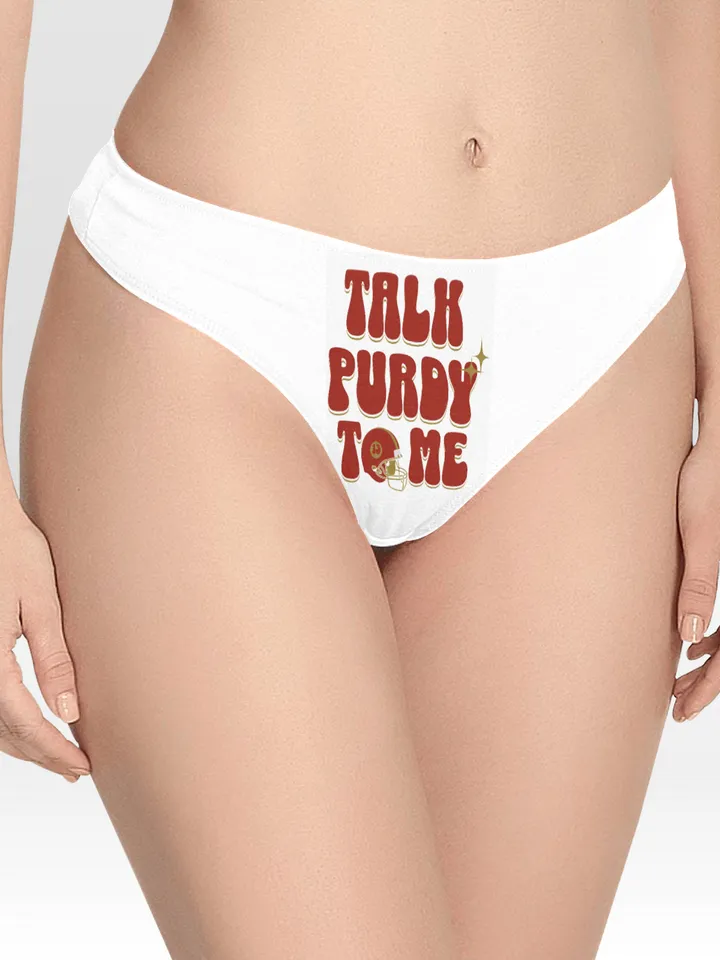 Talk Purdy To Me Lingerie Thong