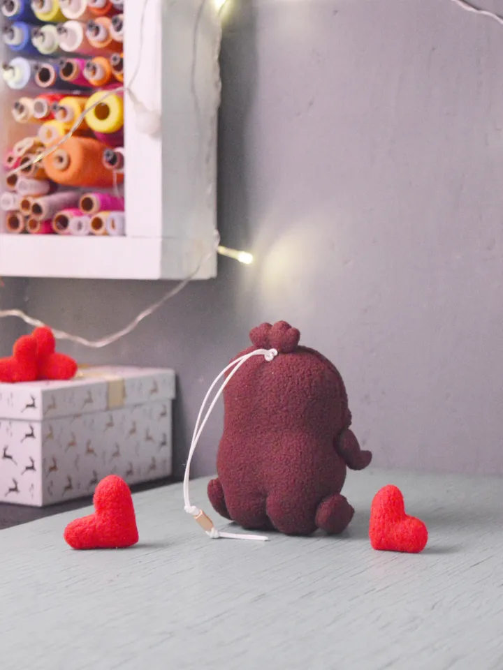 PDF Plush Toy Pattern – Fleece Kiwi Softie with Pocket