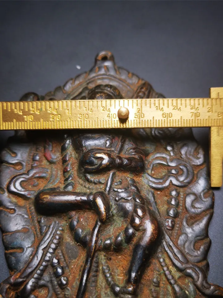 Gandhanra Acient Tibetan Buddhist Statue,Troma Nagmo,krodikali, the Black Wrathful Mother,100 Years Old