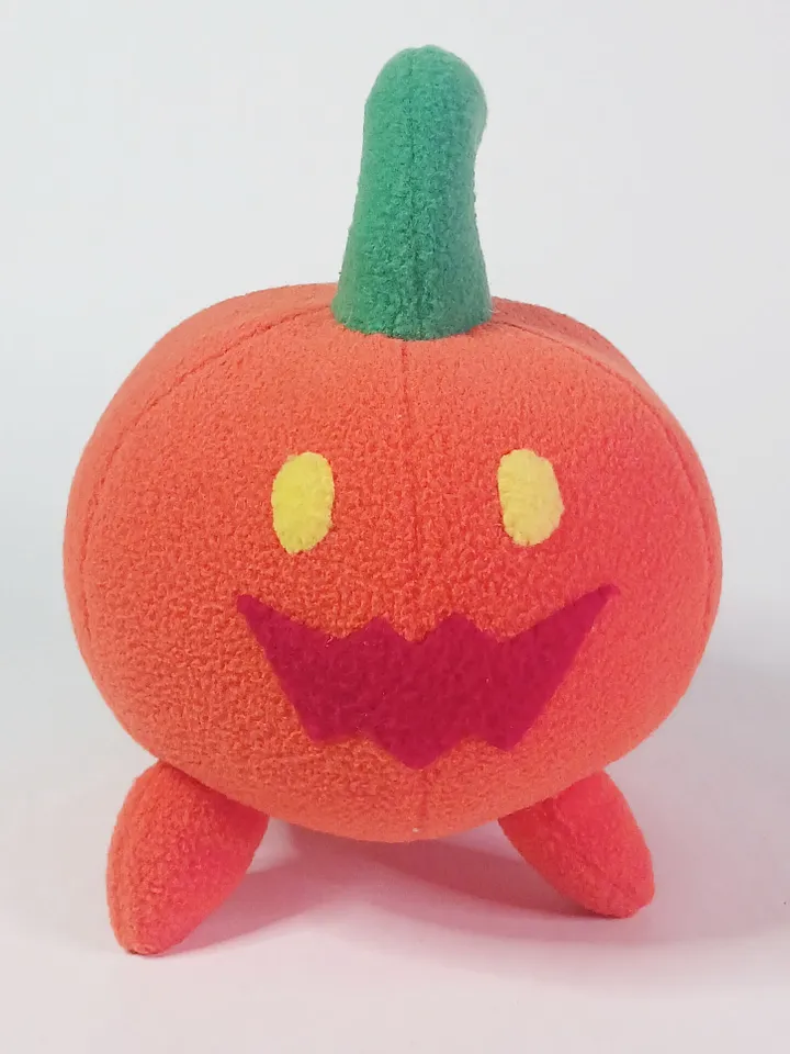 Pumpkin dog plush toy