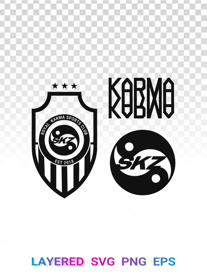 Stray Kids SVG, SKZ Logo PNG, Royal Karma Sports Club
