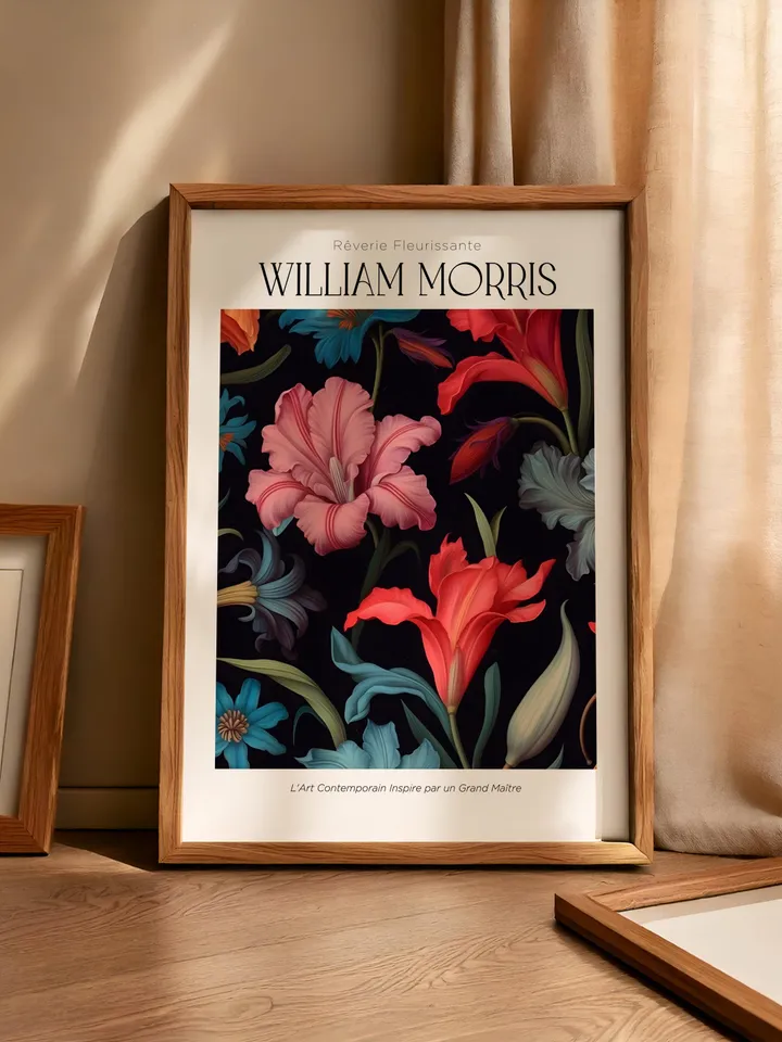 William Morris Wall Art, Vintage Botanical Print, Floral Poster Arts Decor, Digital Download, William Morris Print Digital Download AA8