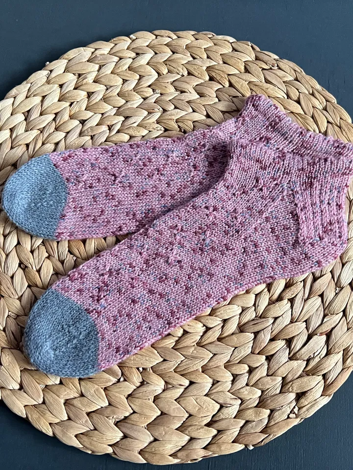 Handmade knitted womens socks/ Warm knitted accessory