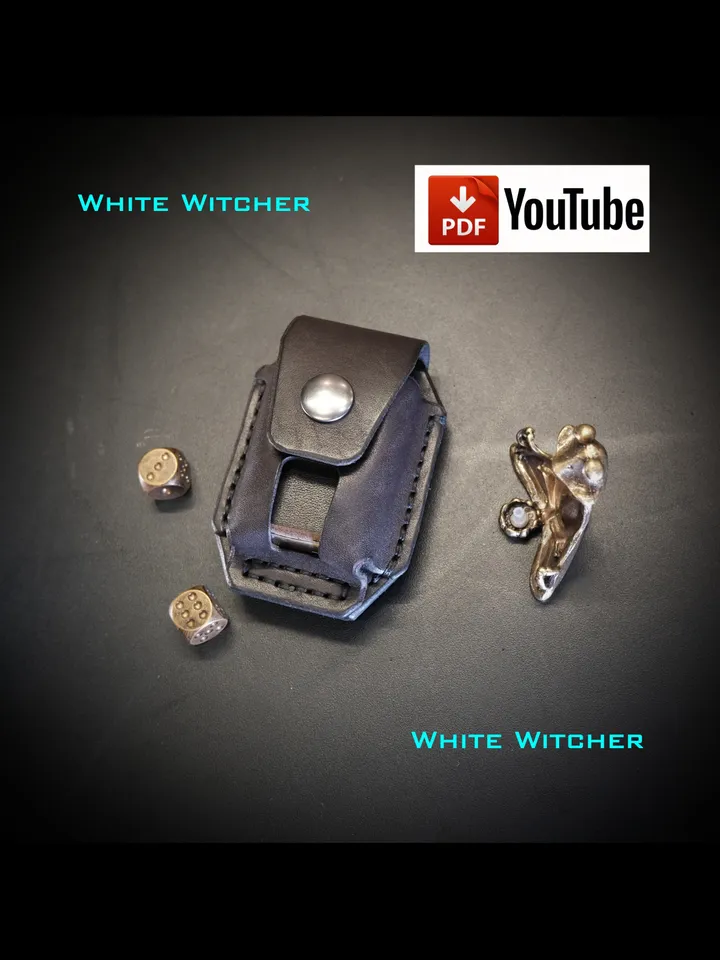 Zippo pouch / сase - leather pattern PDF. EDC57