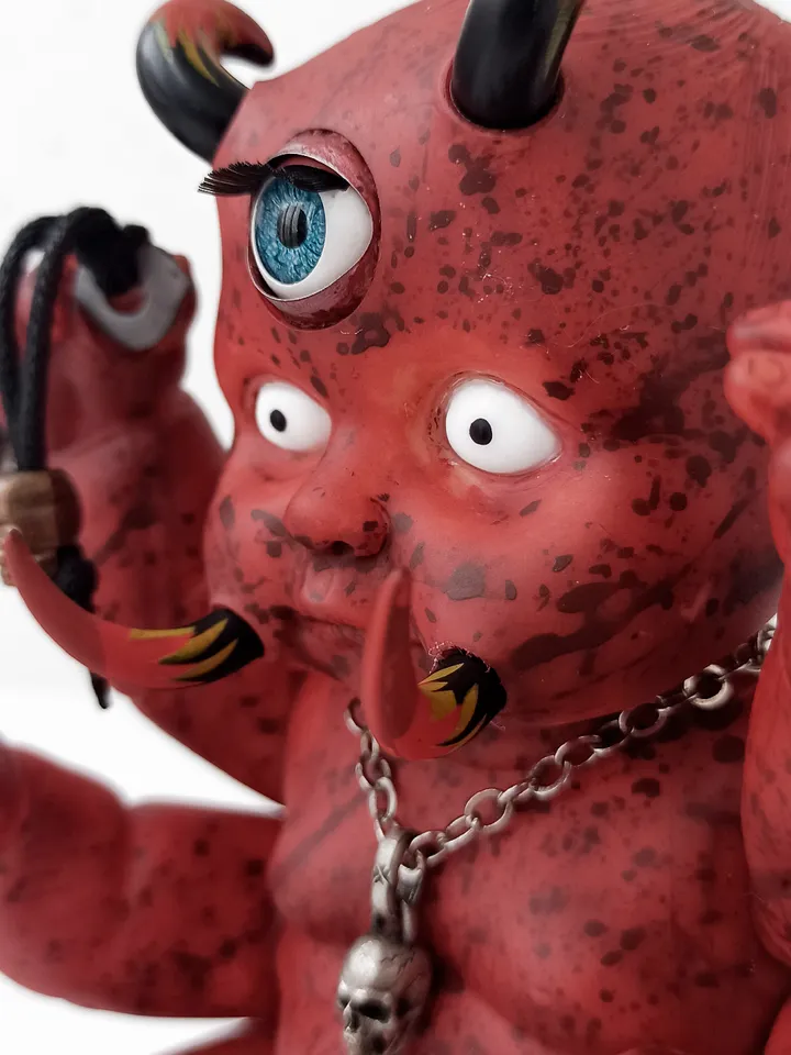 Handmade horror doll. Toy for adults.