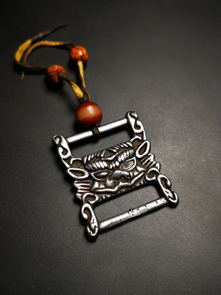 Gandhanra Handmade Scripture Book Buckle,DIY Buckle for Book,Belt,Made of Cold Iron