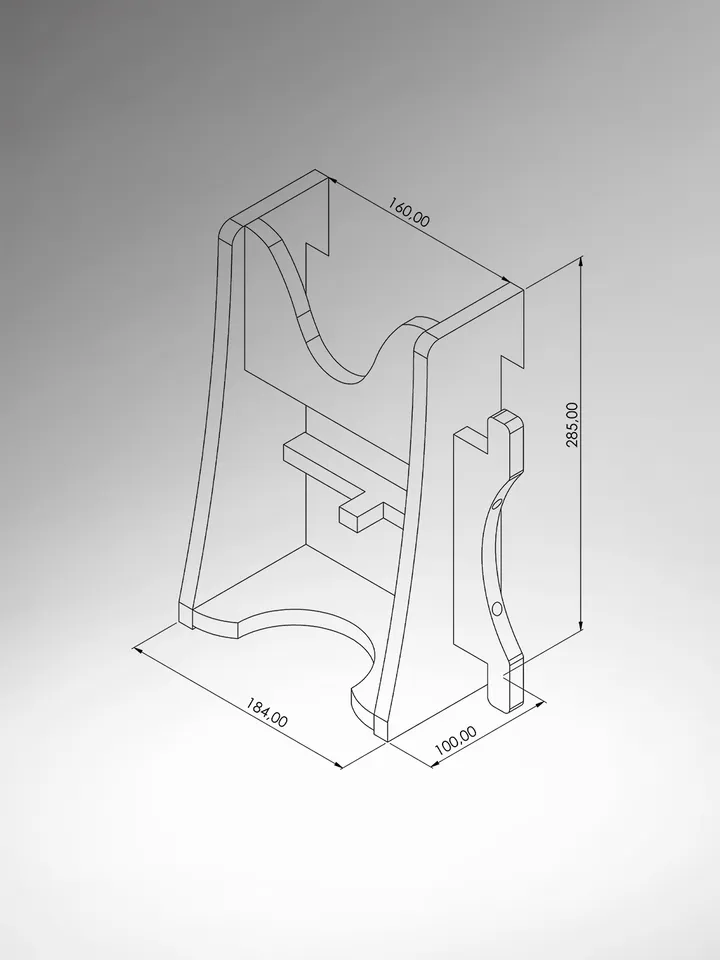 Angle Grinder Rack Plans (PDF, SVG) for Workshop – DIY French Cleat Storage System