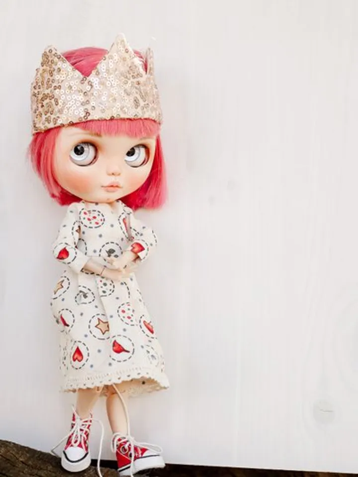 Sequin Crown for Blythe Doll