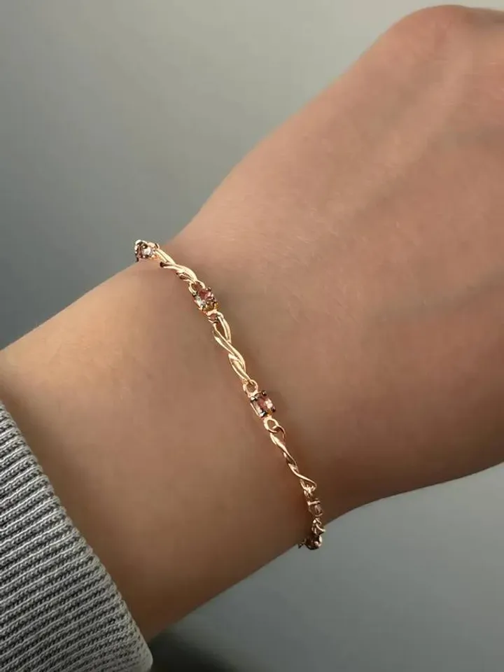 Bracelet silver gilded 925 samples