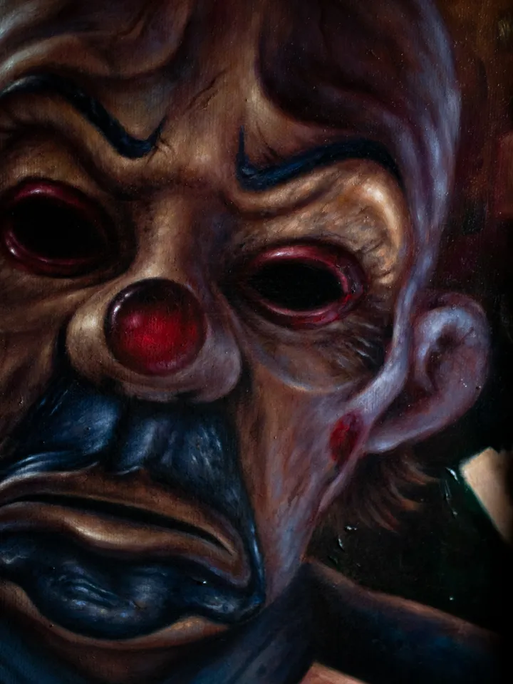 Original oil painting Joker
