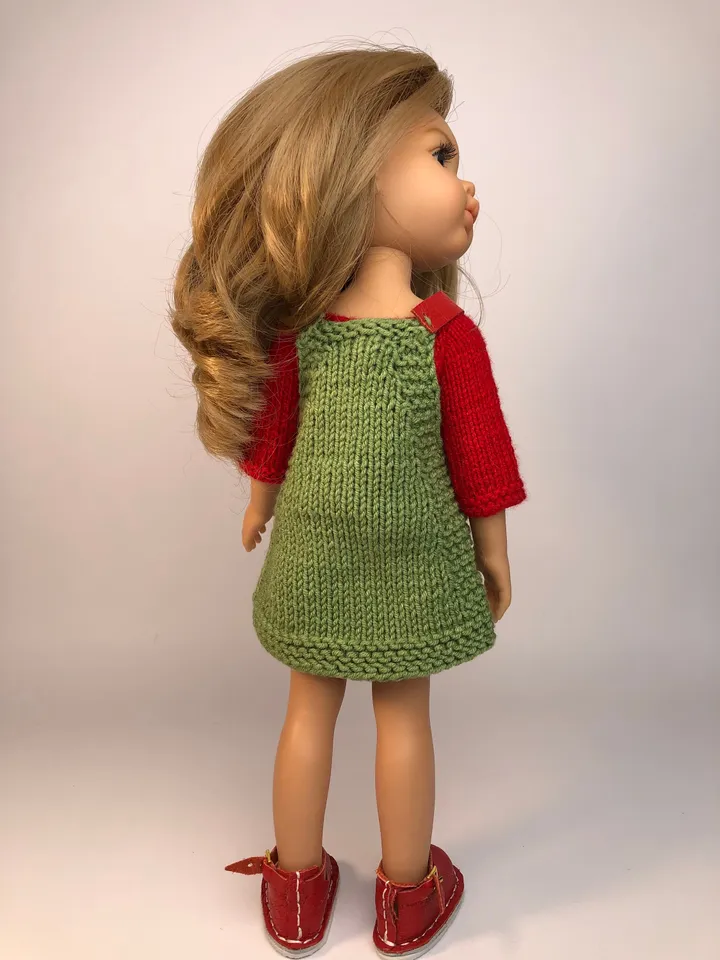 Paola Reina Doll 3 ITEMS Set: Exclusive Handmade Outfit - Sundress, Sweater, Shoes