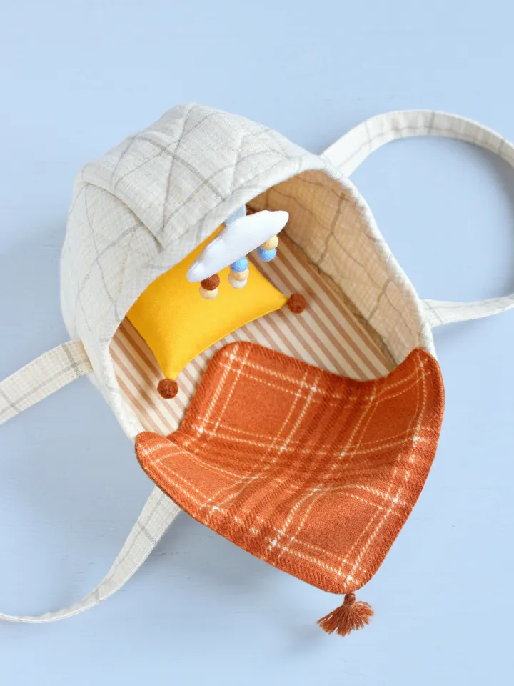 PDF Hooded Basket for Mini Doll Sewing Pattern