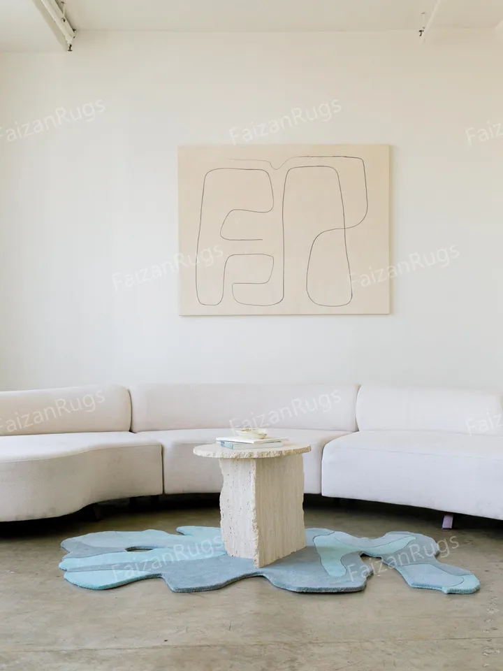Buy Rest Hand Tufted Rug 100% Wool For Living Room, Bed Room, Kids Room , drawing room, hall In Any Size 10x14,10x12,9x12,8x10,6x9,5x8,4x6