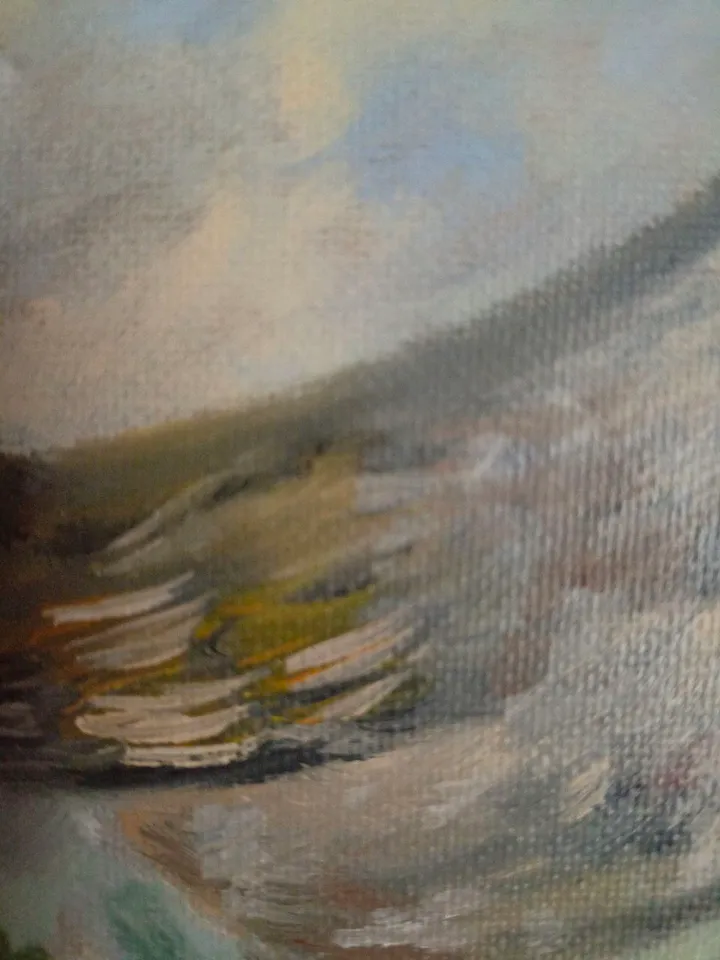 Oil painting Little bird