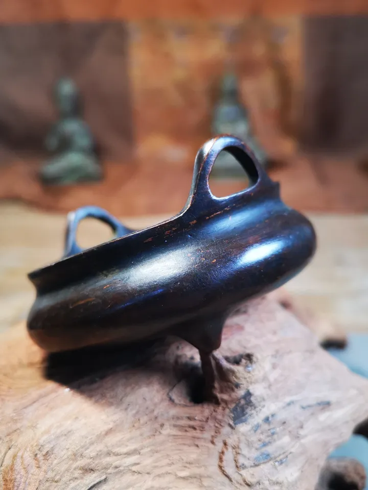 Gandhanra Vintage Chinese Censer,Amphora Incense Burner,for Incense and Offering