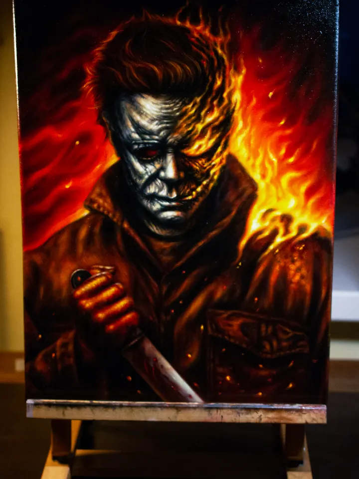 Michael Myers Original oil painting