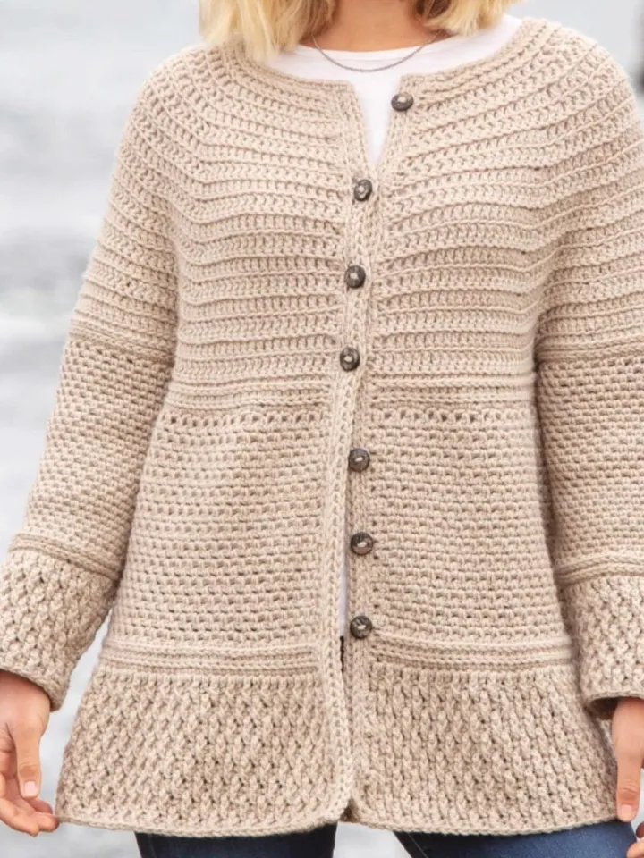Cardigan crochet PATTERN, women cardigan crochet pattern, easy cardigan pdf