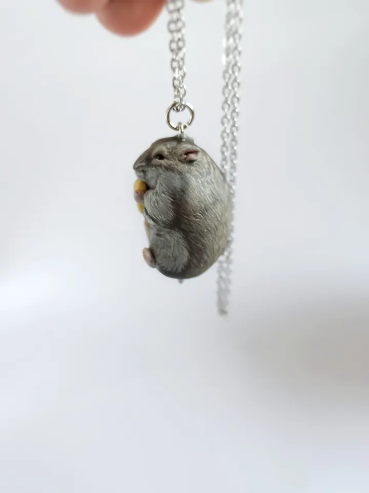 Custom hamster necklace