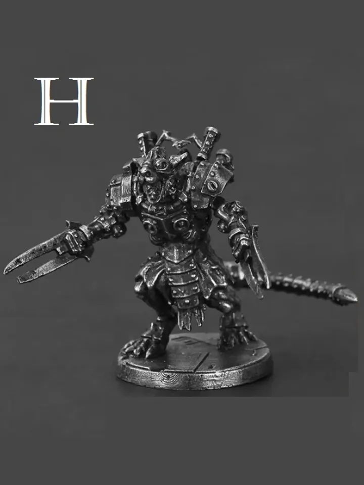 Mechanical Mice Troop Models, copper miniatures, tabletop wargaming fantasy miniature figures.
