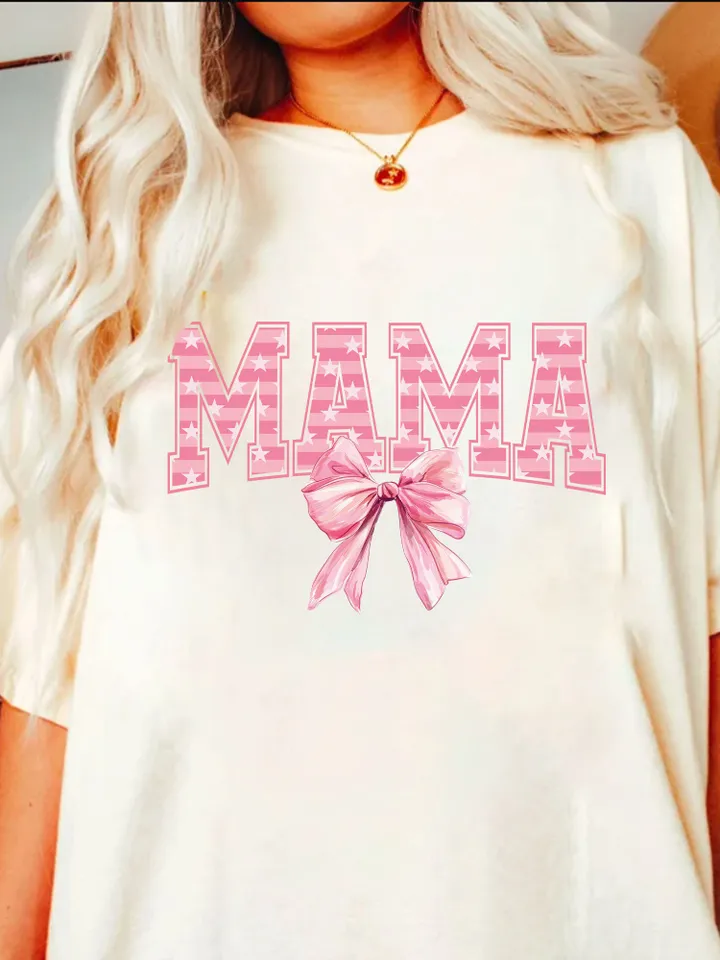 American Mama Coquette PNG, 4th Of July Png, Fourth of July Bows png, Coquette Mama png, American Mama png, Mama sublimation, png for mama