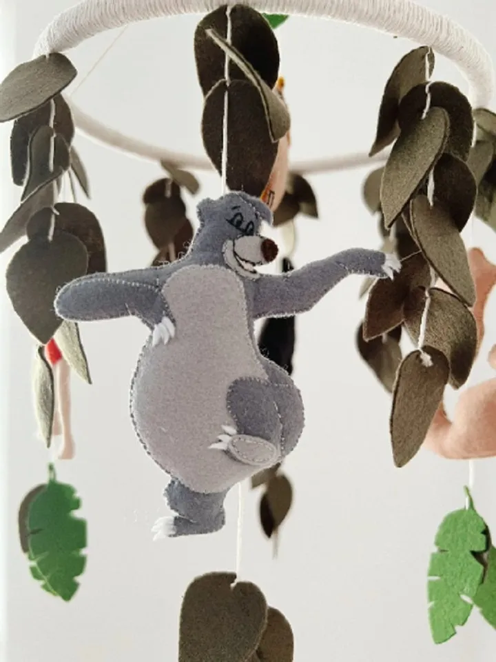 Baby mobile Disney the Jungle Book nursery mobile Mowgli