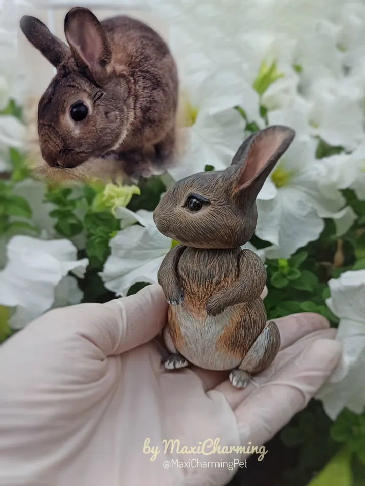 Bunny Rabbit doll Customized from photo