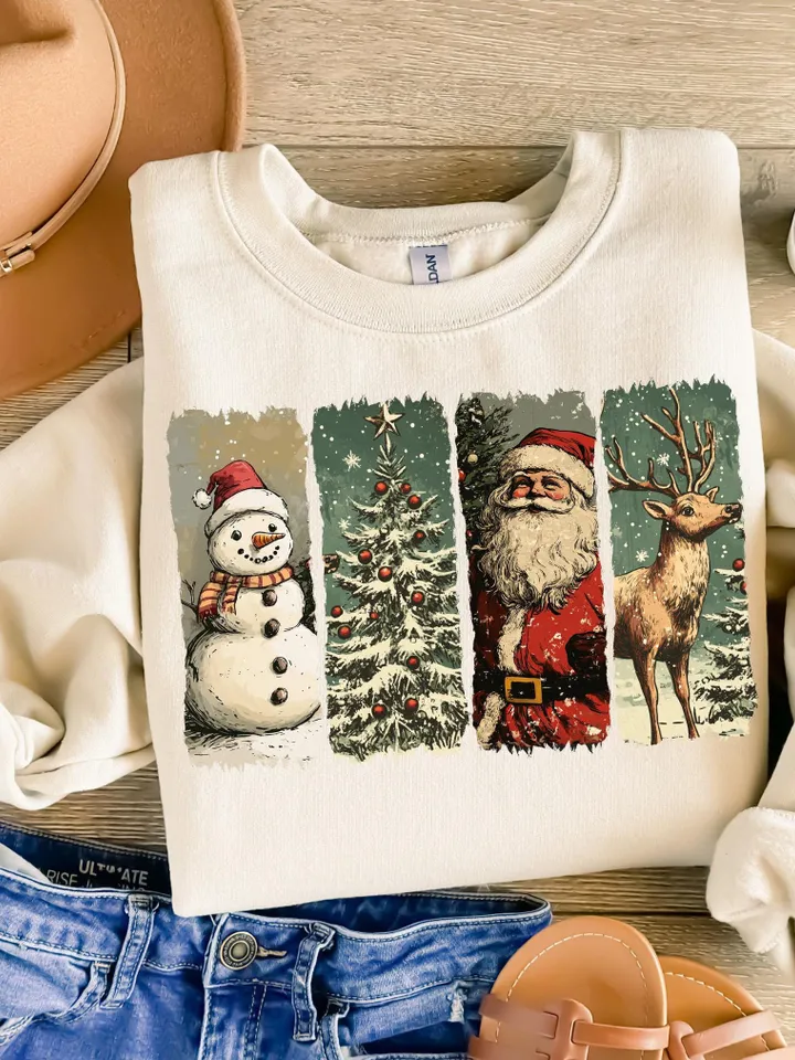 Retro Christmas PNG, Christmas Shirt PNG, Vintage Christmas PNG, Santa Claus png, Christmas Sublimation, Merry Christmas png, T-shirt design