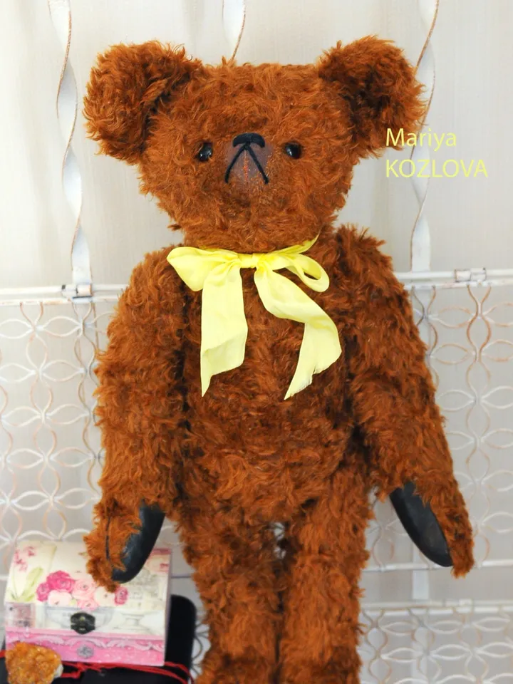 PDF Bully Bear E-Pattern Artist design Sewing pattern for 21 inch (53cm) teddy bear/ classic teddy bear/ jointed bear