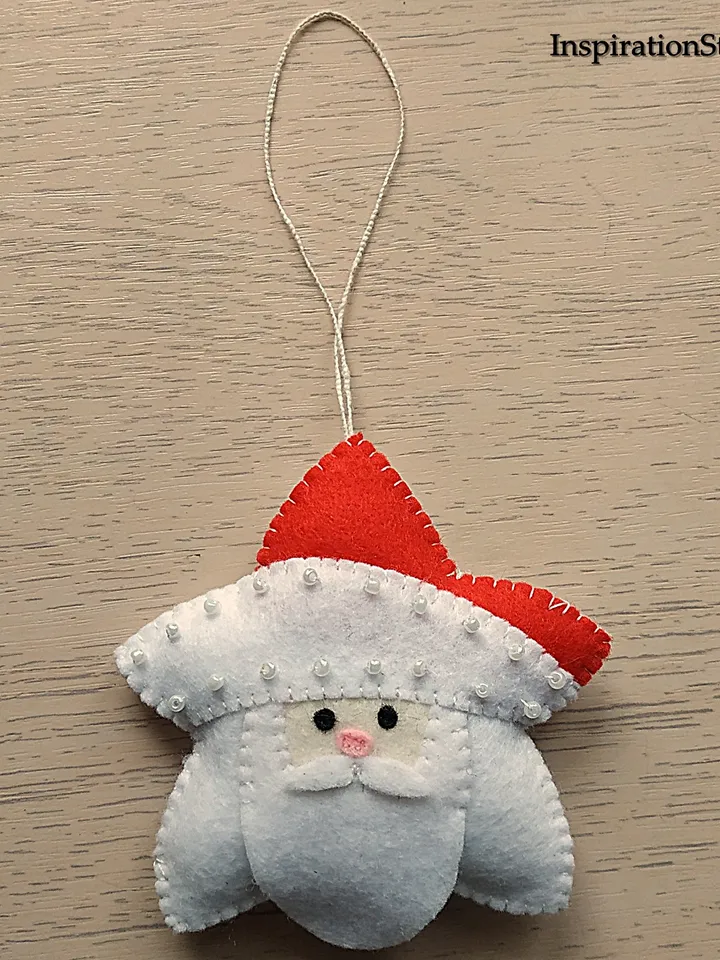 Christmas ornament, felt Santa Claus, Christmas gift, felt ornaments, felt toys, Christmas decor, Christmas tree decoration, felt Santa ornament, Santa toy, Stuffed toys