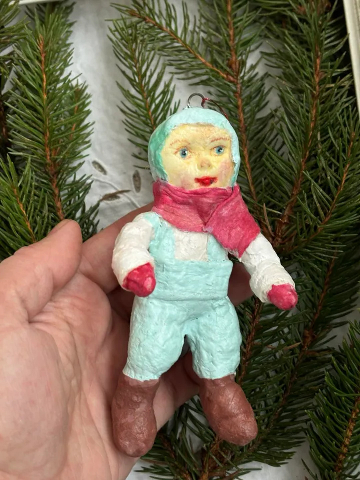 Charming Cotton Toy Boy - Festive Ornament for Tree or Room Decor
Handmade. Christmas tree toy
Xmas gifts